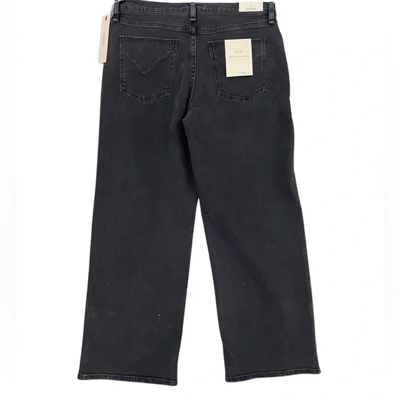 NWT $195 Hudson Rosie Wide Leg Ankle  Jean - Ash Black - Picture 4 of 11